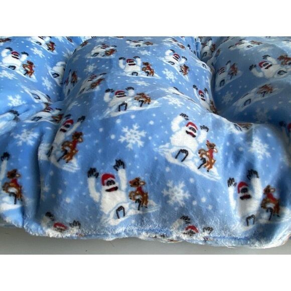 Rudolph The Red Nose Reindeer Bumble Pillow Dog Pet Bed Christmas 26X39” NEW - Picture 14 of 16